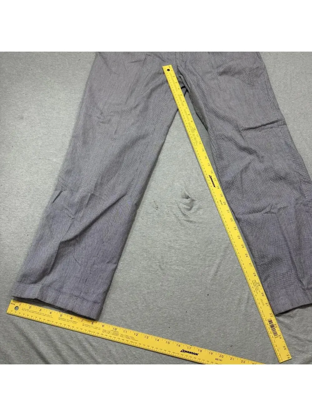 Vintage 1990’s Polo Ralph Lauren Pleated Trouser Pants Micro Houndstooth 32X34